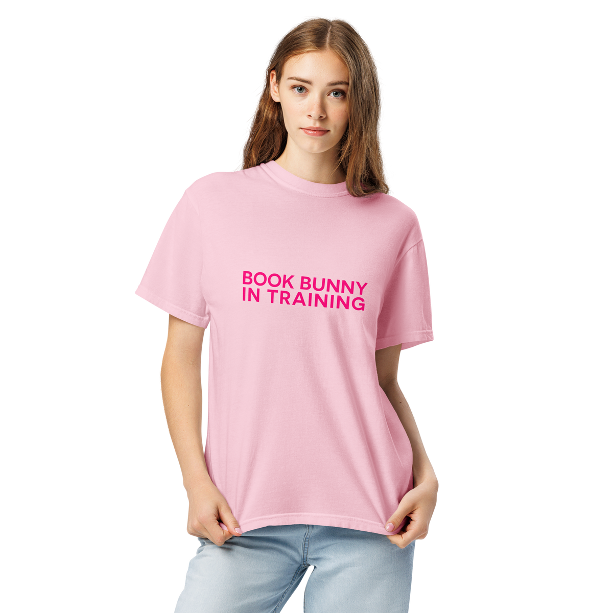 Book Bunny In Training | Comfort Colors 1717 | Adult Ringspun Cotton Tee