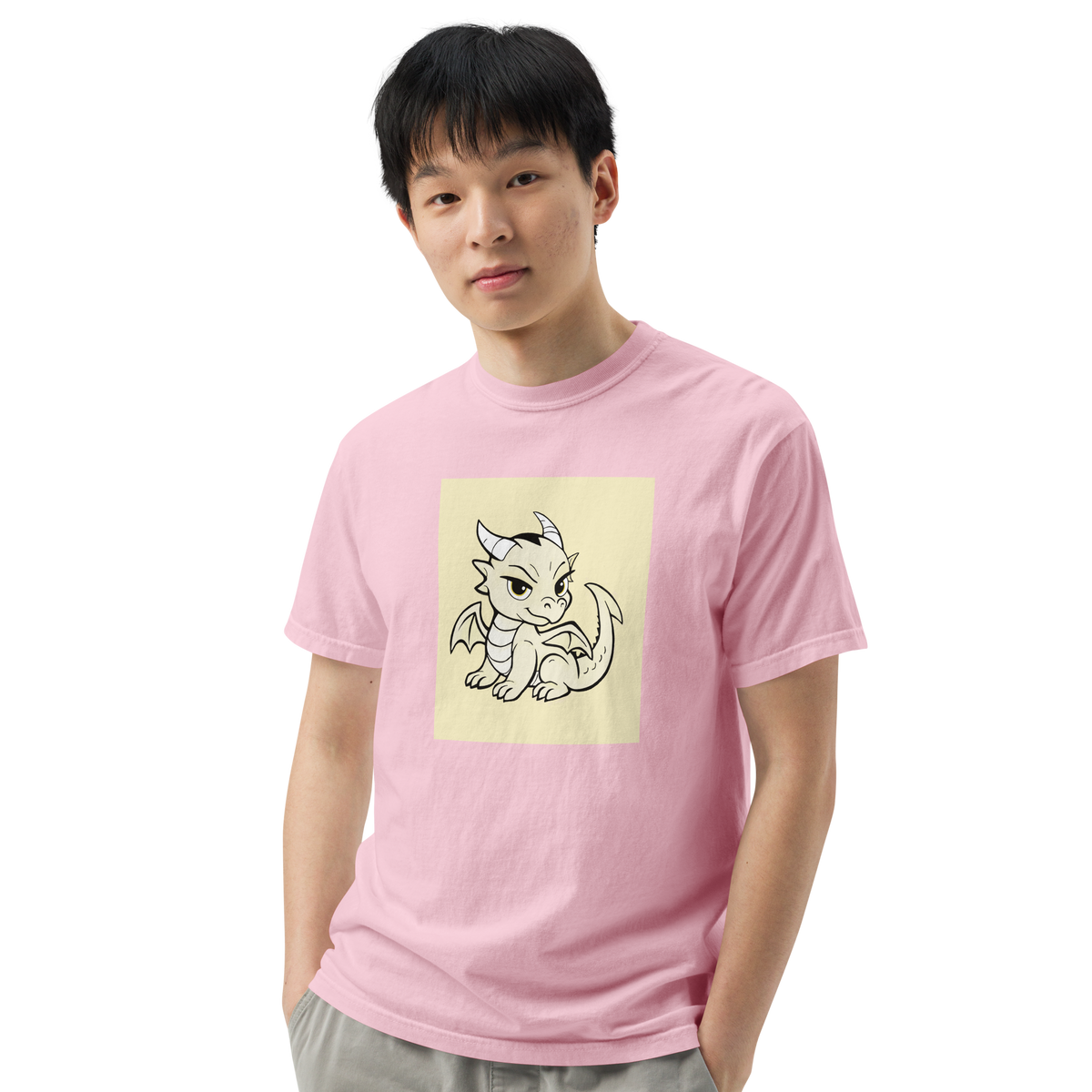 Darcy Dragon Color Block | Comfort Colors 1717 | Adult Ringspun Cotton Tee