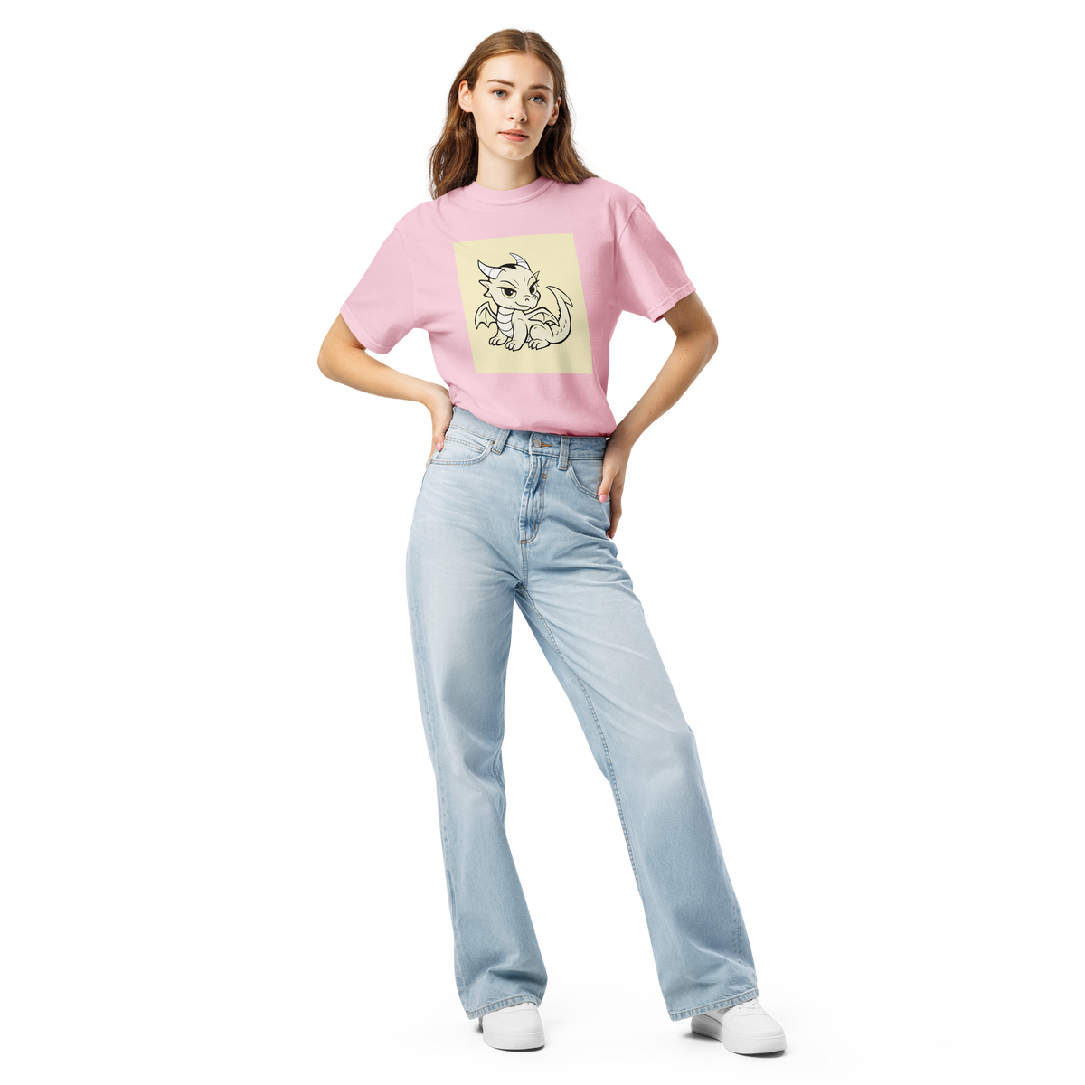 Darcy Dragon Color Block | Comfort Colors 1717 | Adult Ringspun Cotton Tee