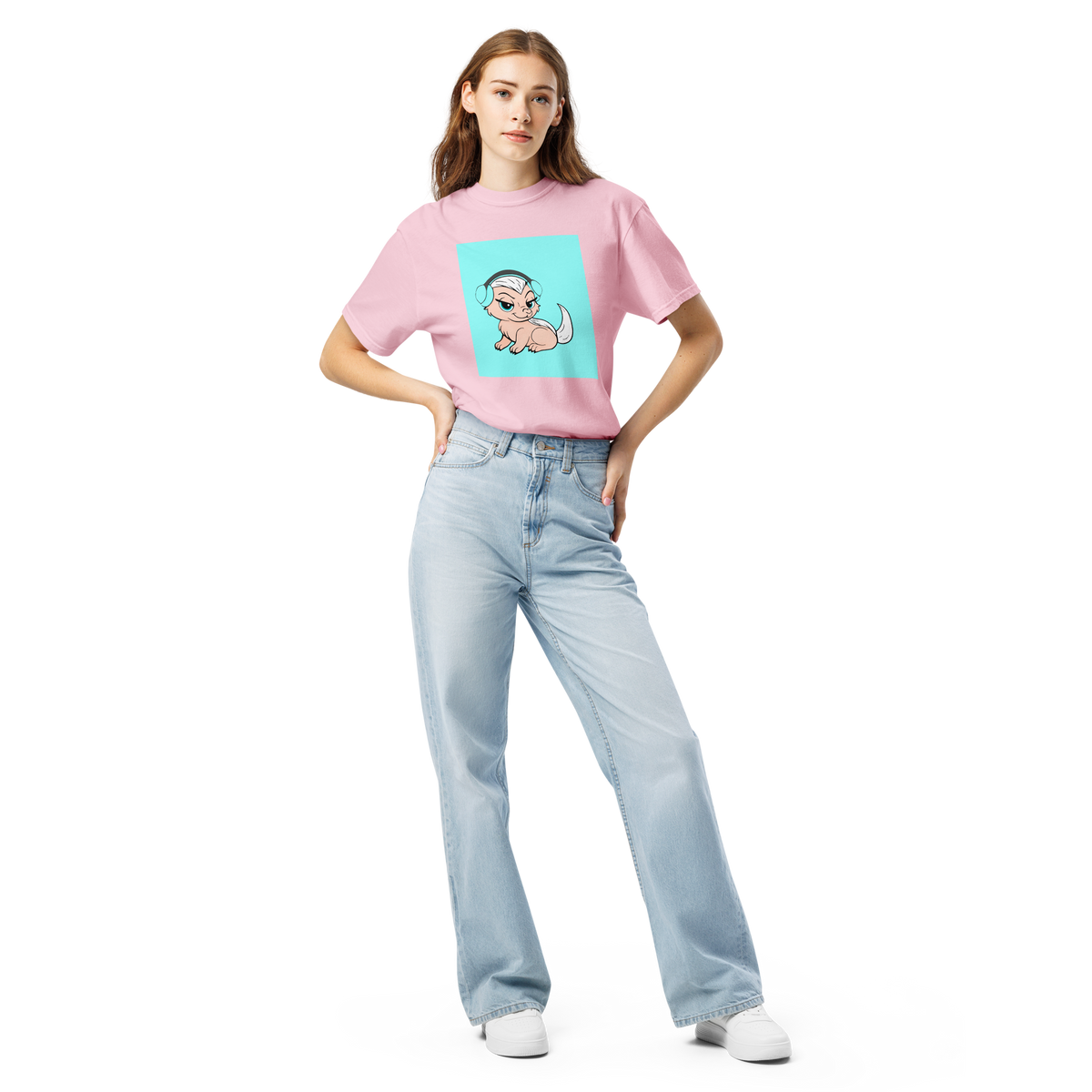 Honey Badger Color Block | Comfort Colors 1717 | Adult Ringspun Cotton Tee