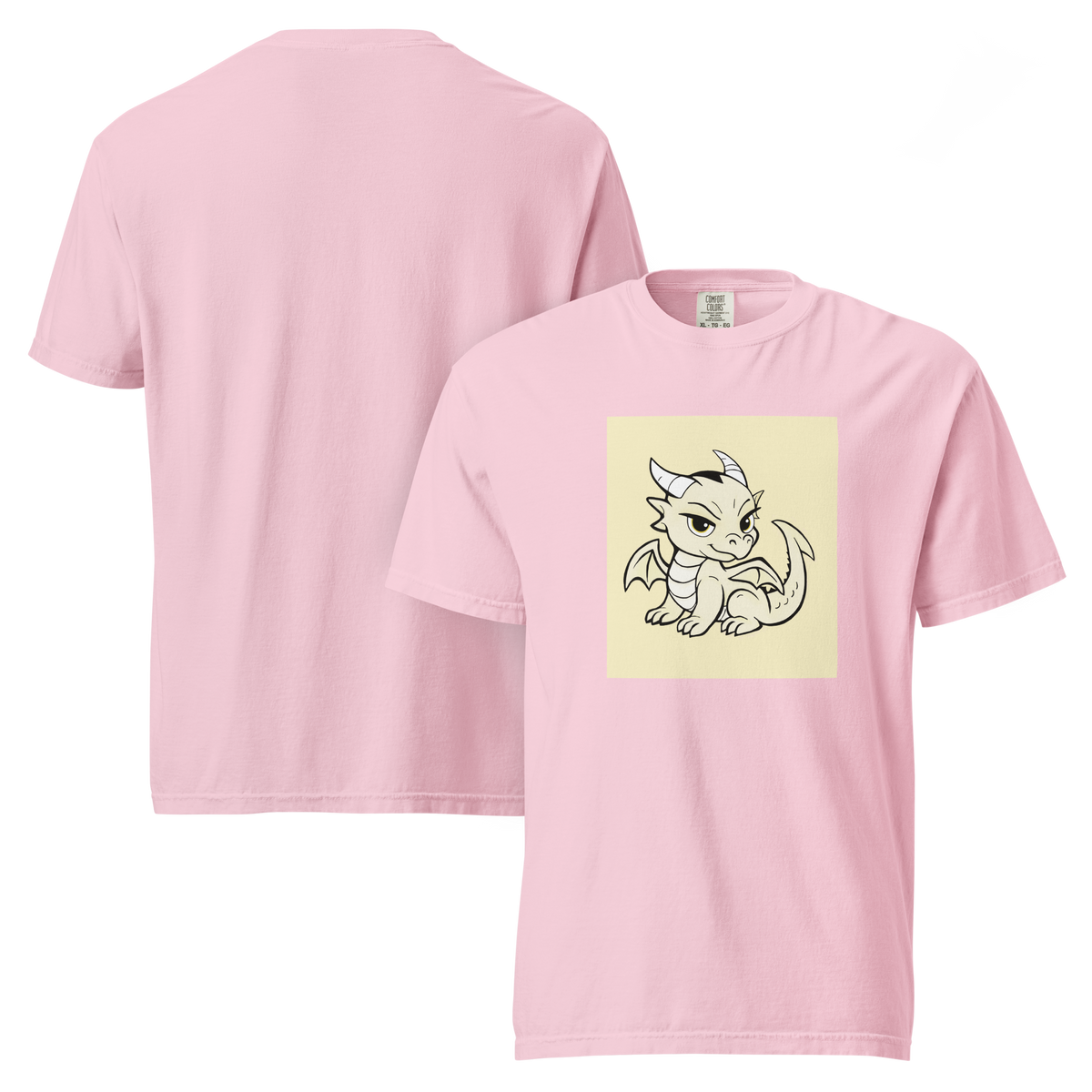 Darcy Dragon Color Block | Comfort Colors 1717 | Adult Ringspun Cotton Tee