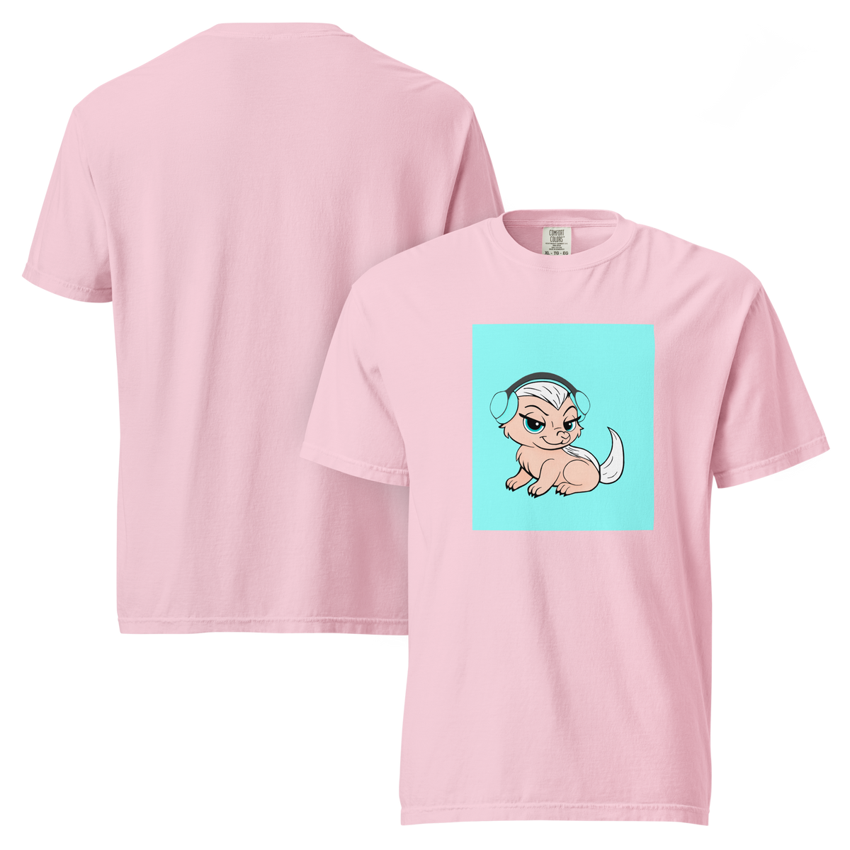Honey Badger Color Block | Comfort Colors 1717 | Adult Ringspun Cotton Tee