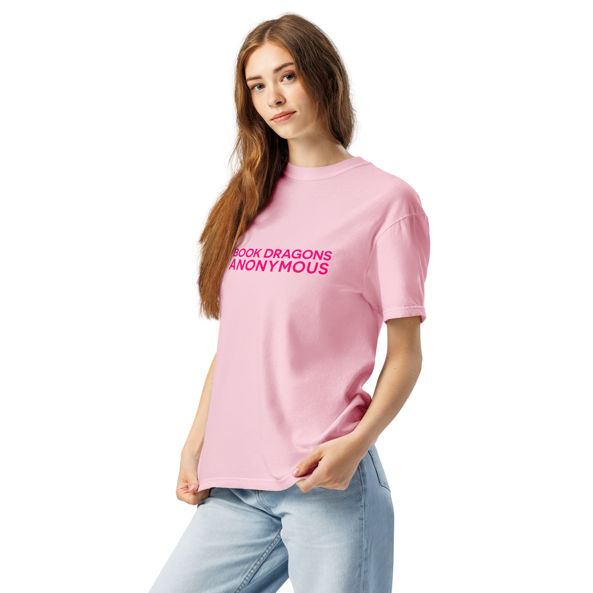 Book Dragons Anonymous | Comfort Colors 1717 | Adult Ringspun Cotton Tee