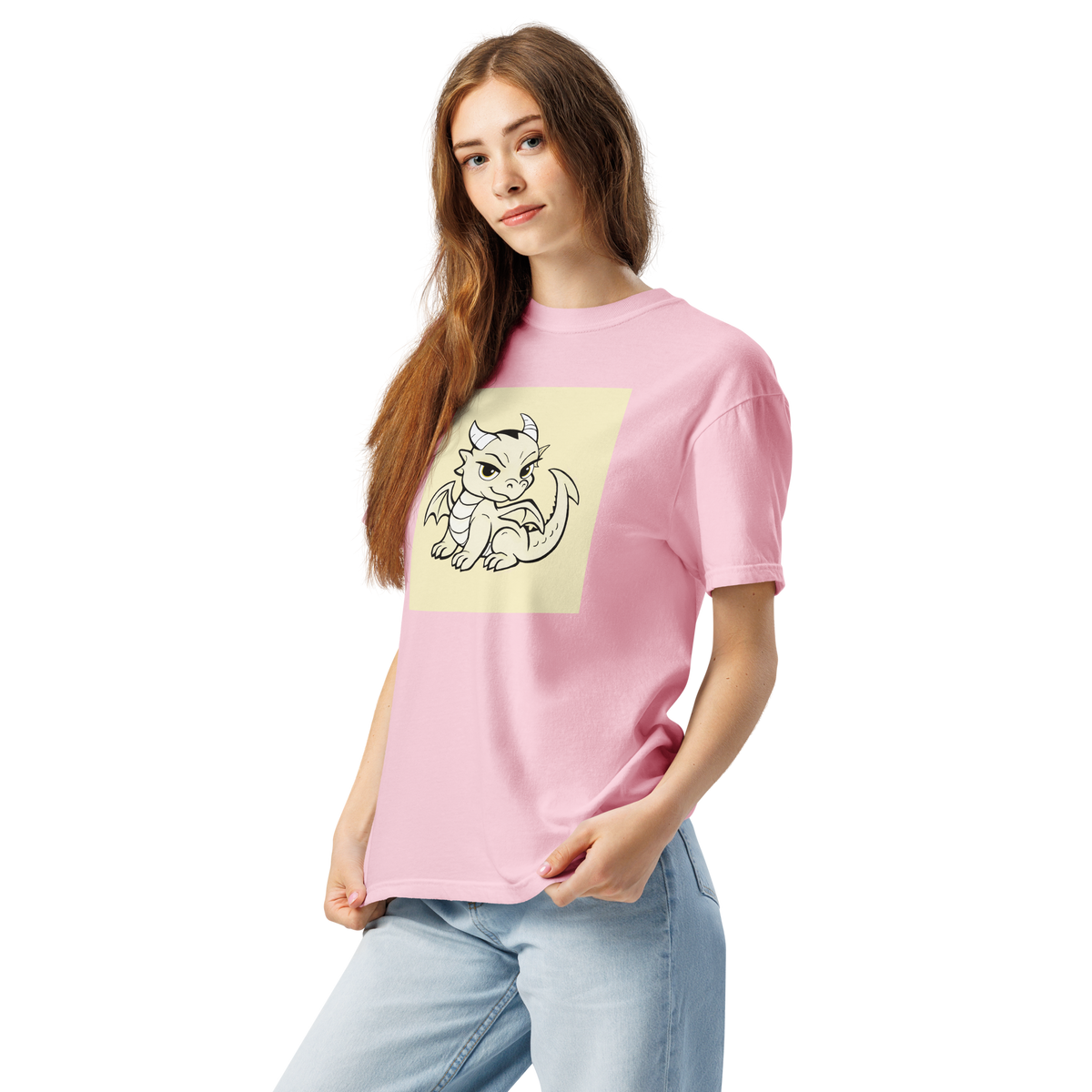 Darcy Dragon Color Block | Comfort Colors 1717 | Adult Ringspun Cotton Tee