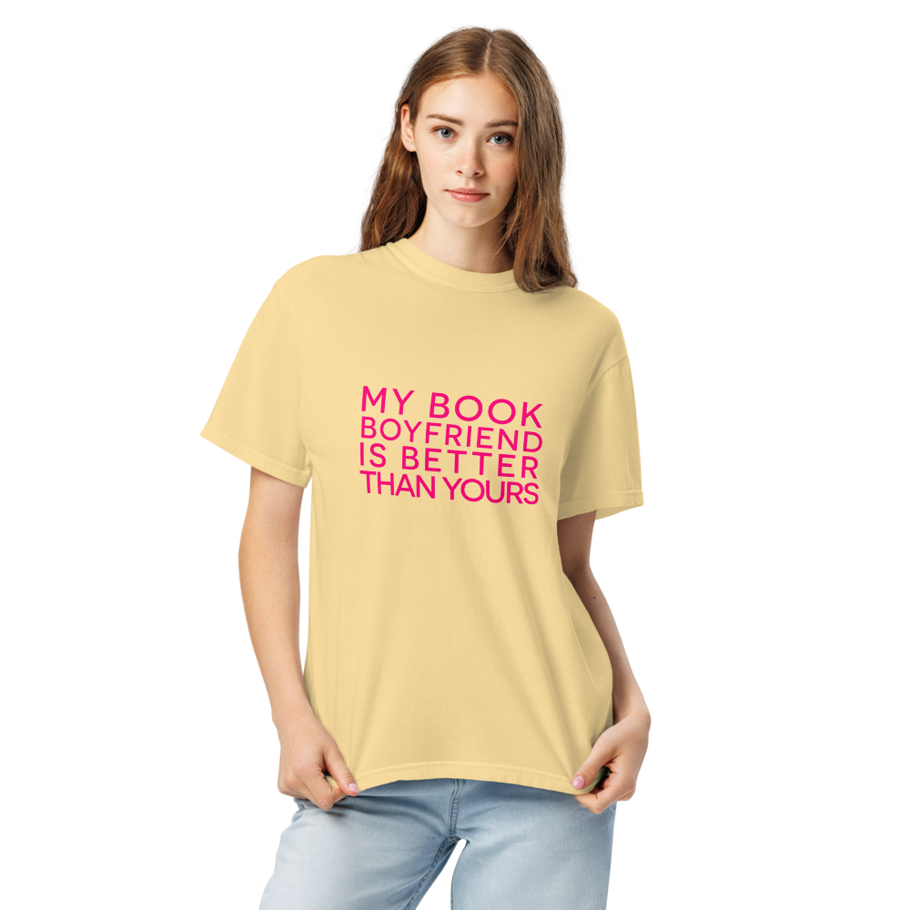 My Book Boyfriend | Comfort Colors 1717 | Adult Ringspun Cotton Tee