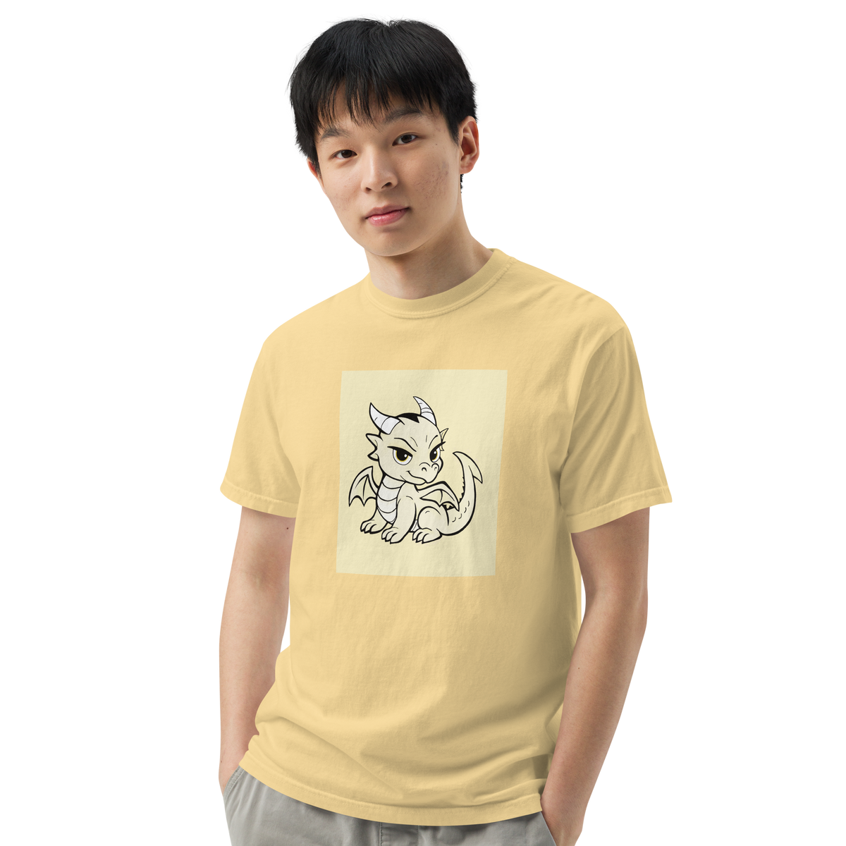 Darcy Dragon Color Block | Comfort Colors 1717 | Adult Ringspun Cotton Tee
