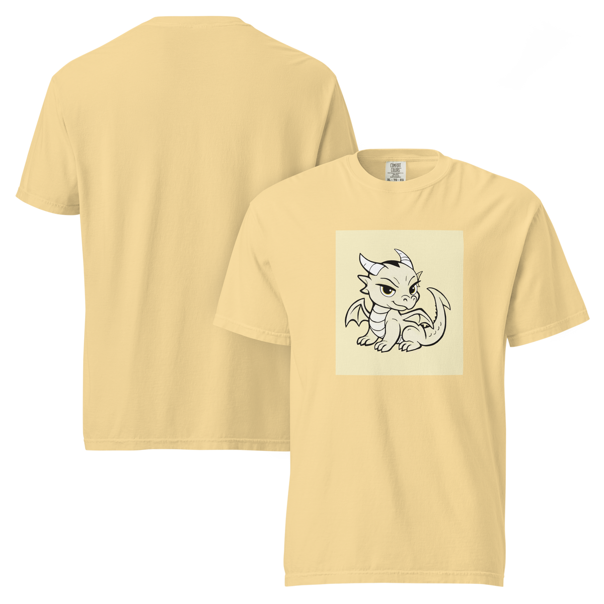 Darcy Dragon Color Block | Comfort Colors 1717 | Adult Ringspun Cotton Tee
