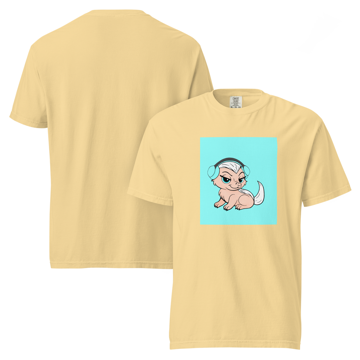 Honey Badger Color Block | Comfort Colors 1717 | Adult Ringspun Cotton Tee