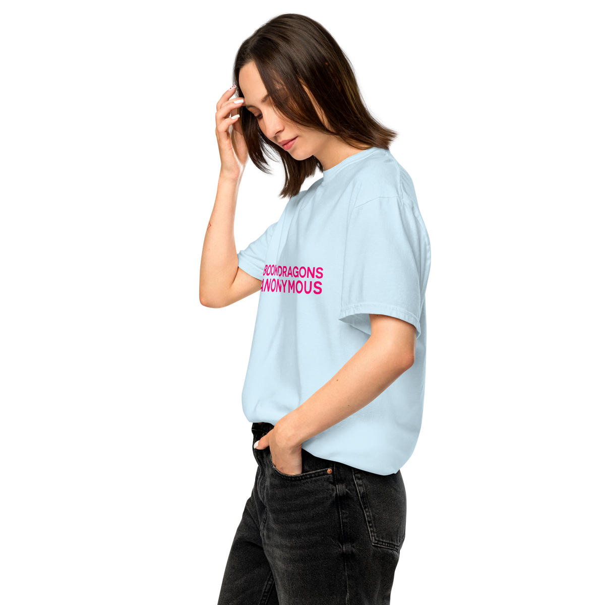Book Dragons Anonymous | Comfort Colors 1717 | Adult Ringspun Cotton Tee