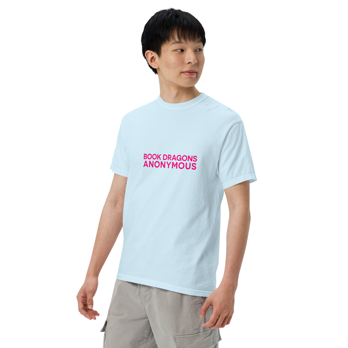 Book Dragons Anonymous | Comfort Colors 1717 | Adult Ringspun Cotton Tee