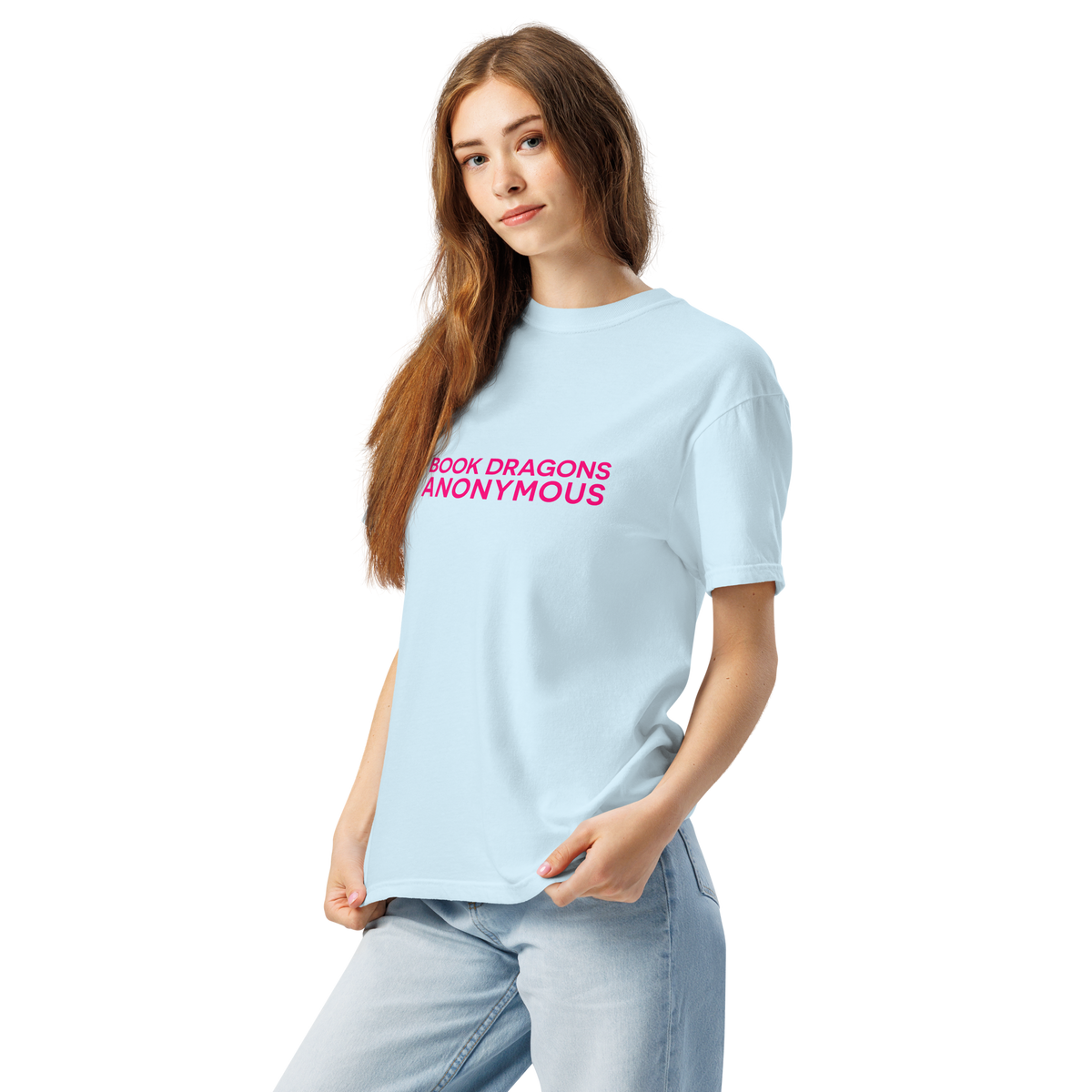 Book Dragons Anonymous | Comfort Colors 1717 | Adult Ringspun Cotton Tee