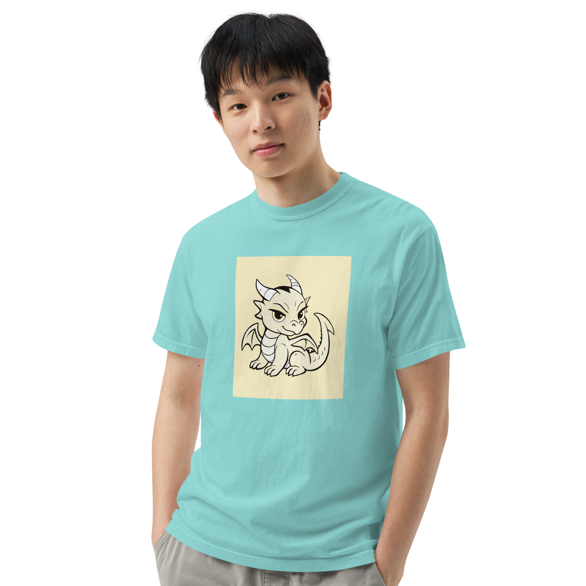 Darcy Dragon Color Block | Comfort Colors 1717 | Adult Ringspun Cotton Tee