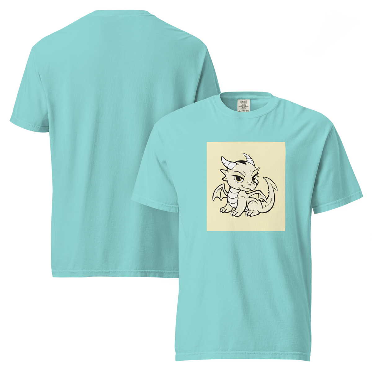 Darcy Dragon Color Block | Comfort Colors 1717 | Adult Ringspun Cotton Tee