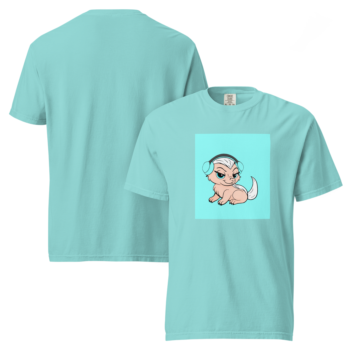 Honey Badger Color Block | Comfort Colors 1717 | Adult Ringspun Cotton Tee