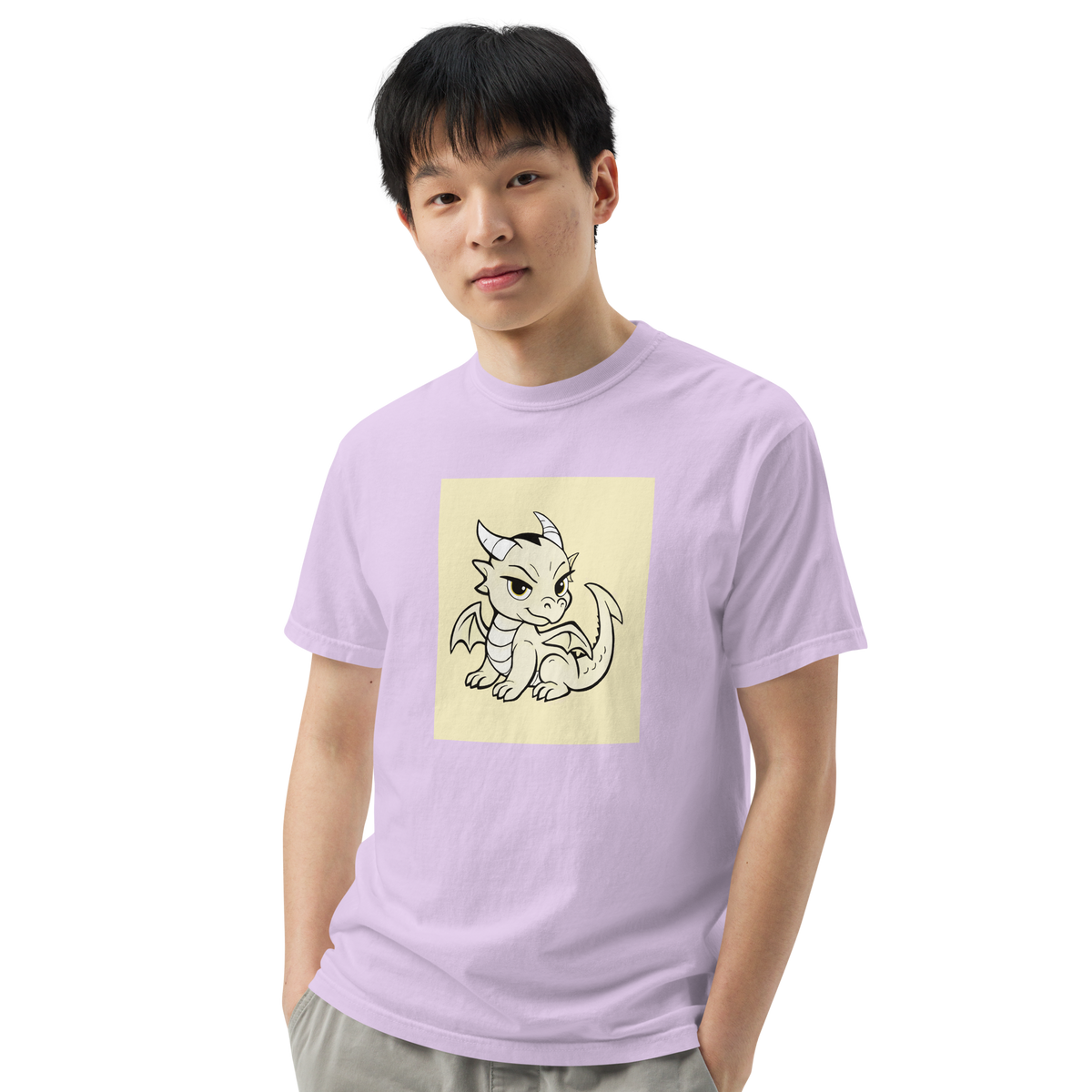 Darcy Dragon Color Block | Comfort Colors 1717 | Adult Ringspun Cotton Tee