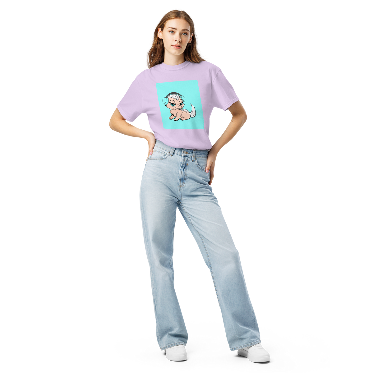 Honey Badger Color Block | Comfort Colors 1717 | Adult Ringspun Cotton Tee