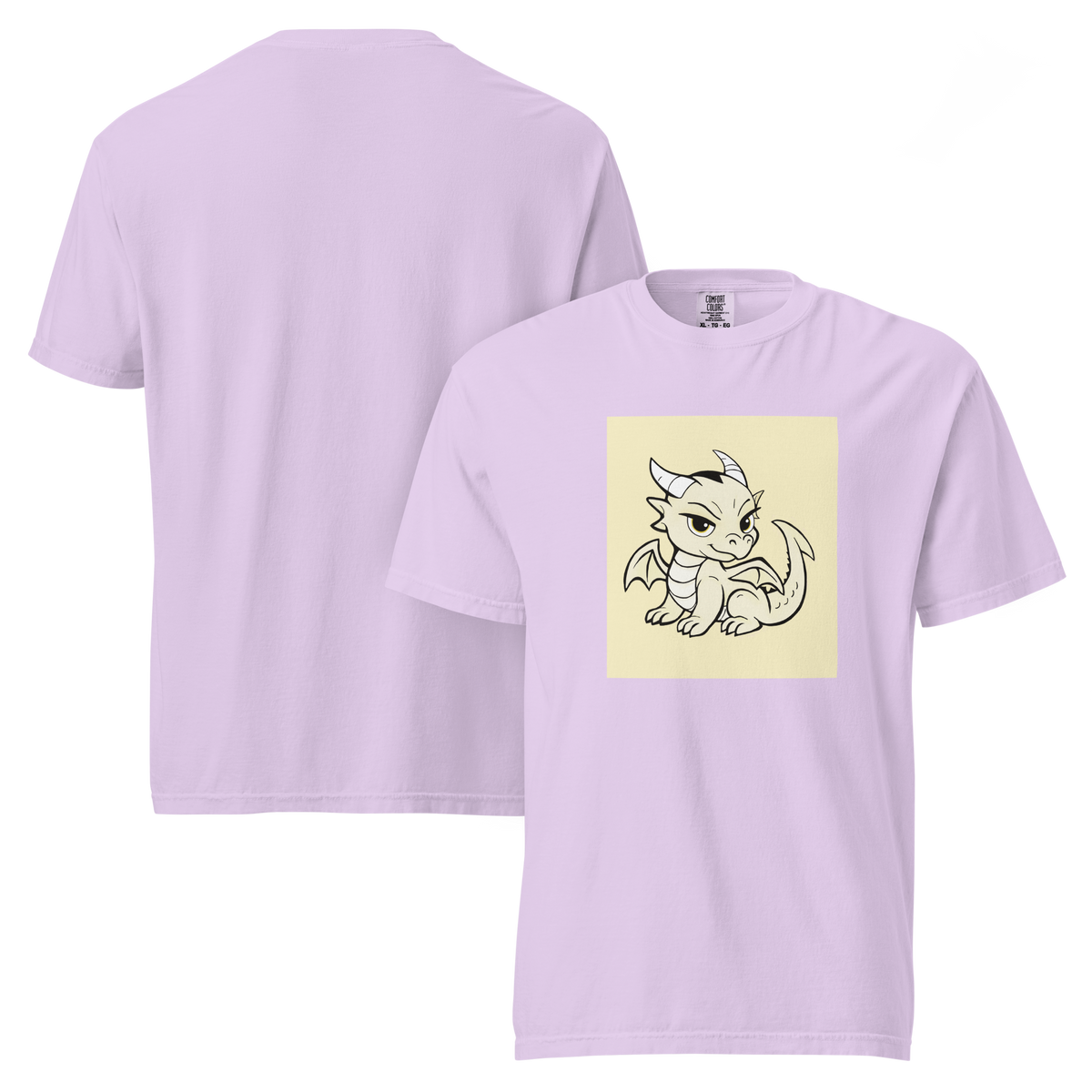Darcy Dragon Color Block | Comfort Colors 1717 | Adult Ringspun Cotton Tee
