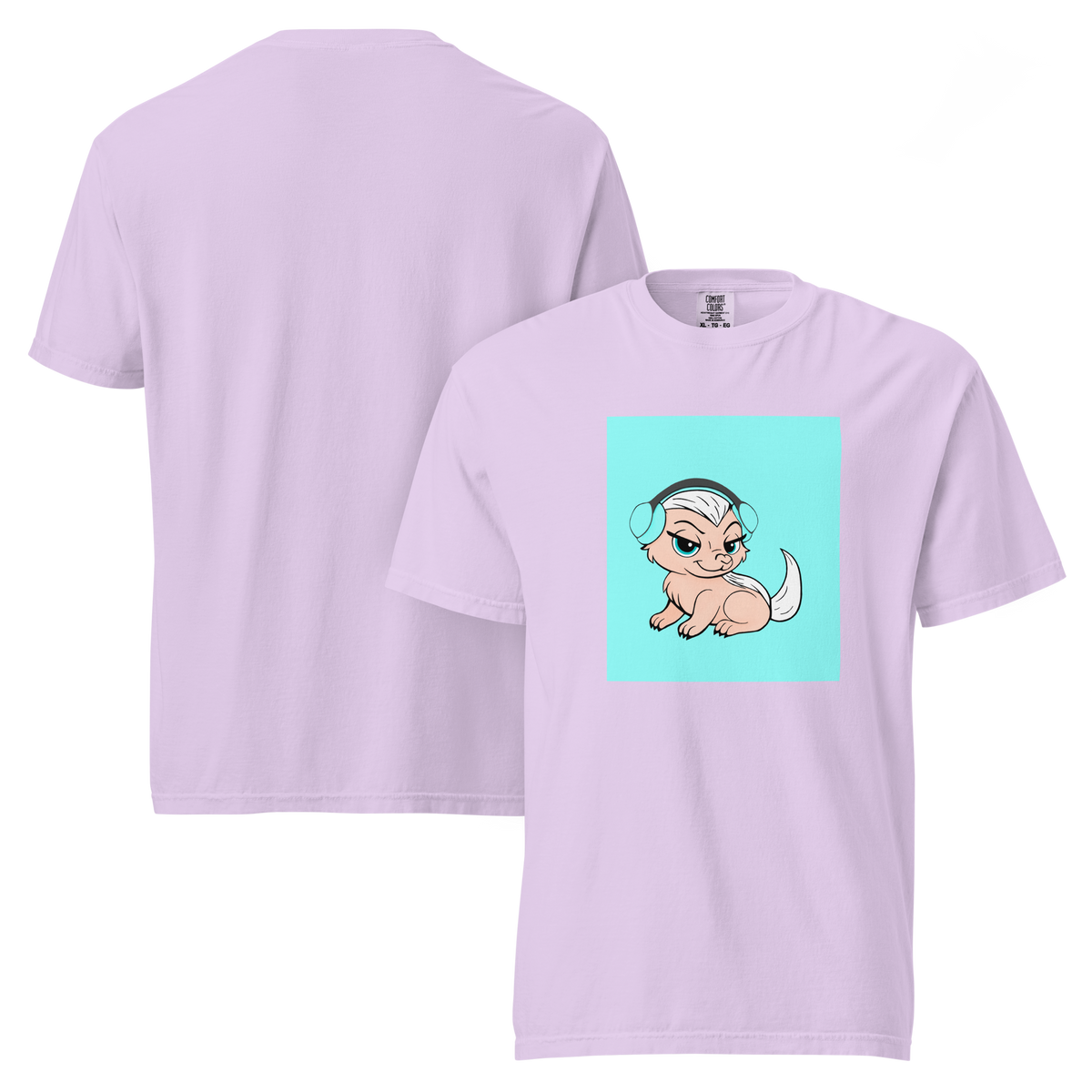 Honey Badger Color Block | Comfort Colors 1717 | Adult Ringspun Cotton Tee