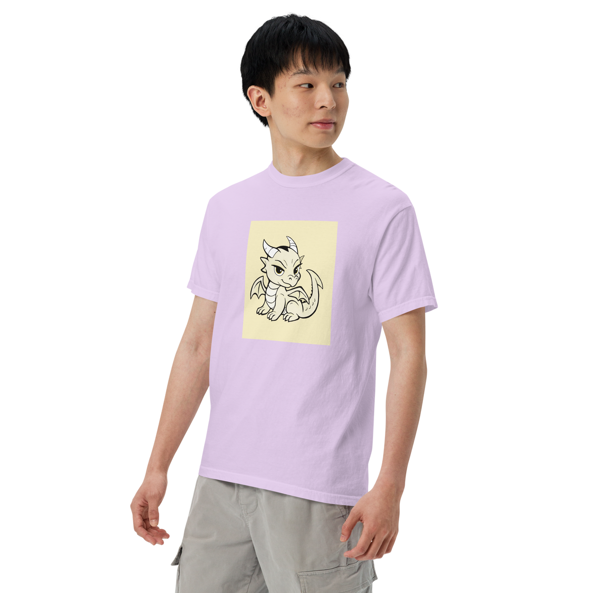 Darcy Dragon Color Block | Comfort Colors 1717 | Adult Ringspun Cotton Tee