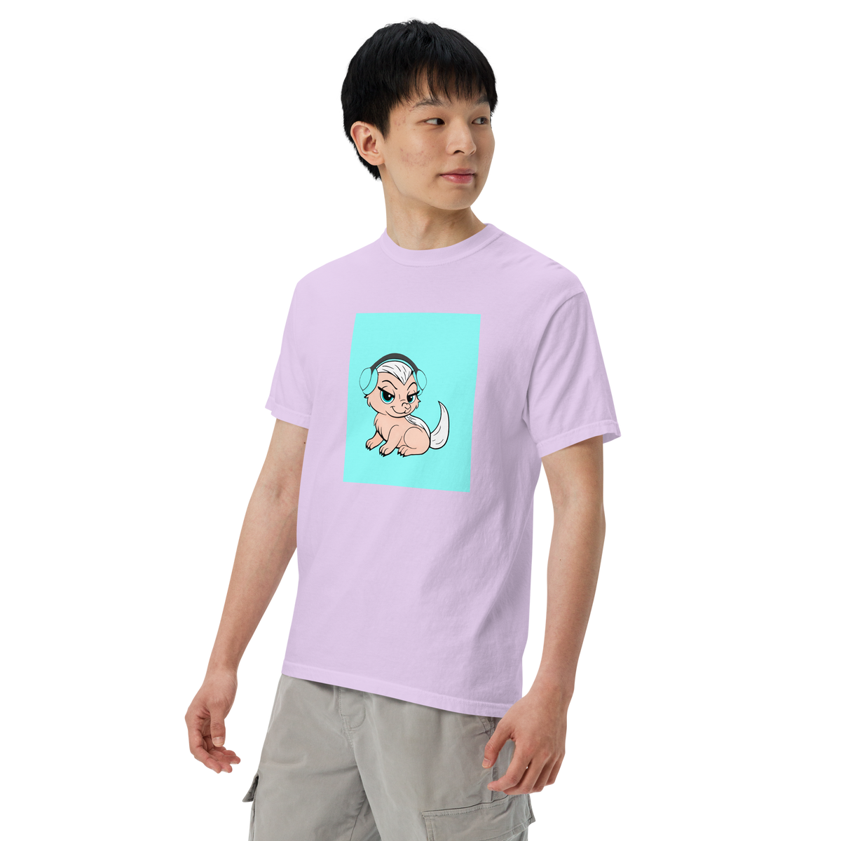 Honey Badger Color Block | Comfort Colors 1717 | Adult Ringspun Cotton Tee